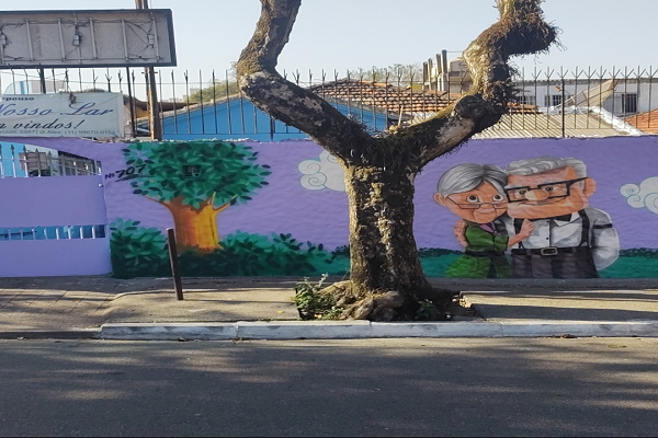 Imagem da frente da casa de repouso